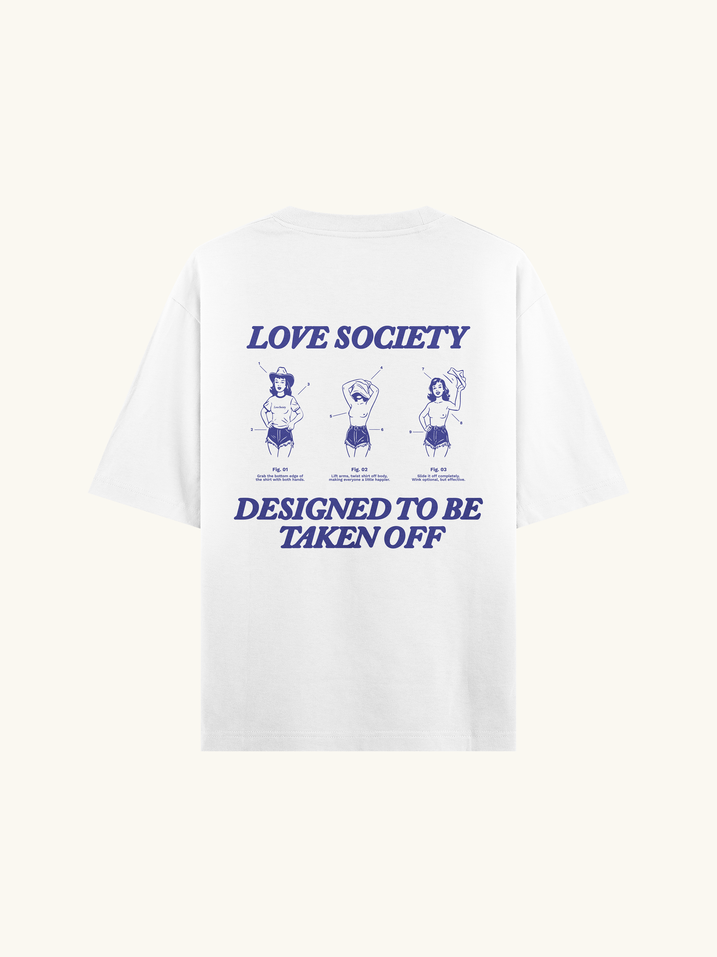 Designed To Be Taken Off Tee - Blue