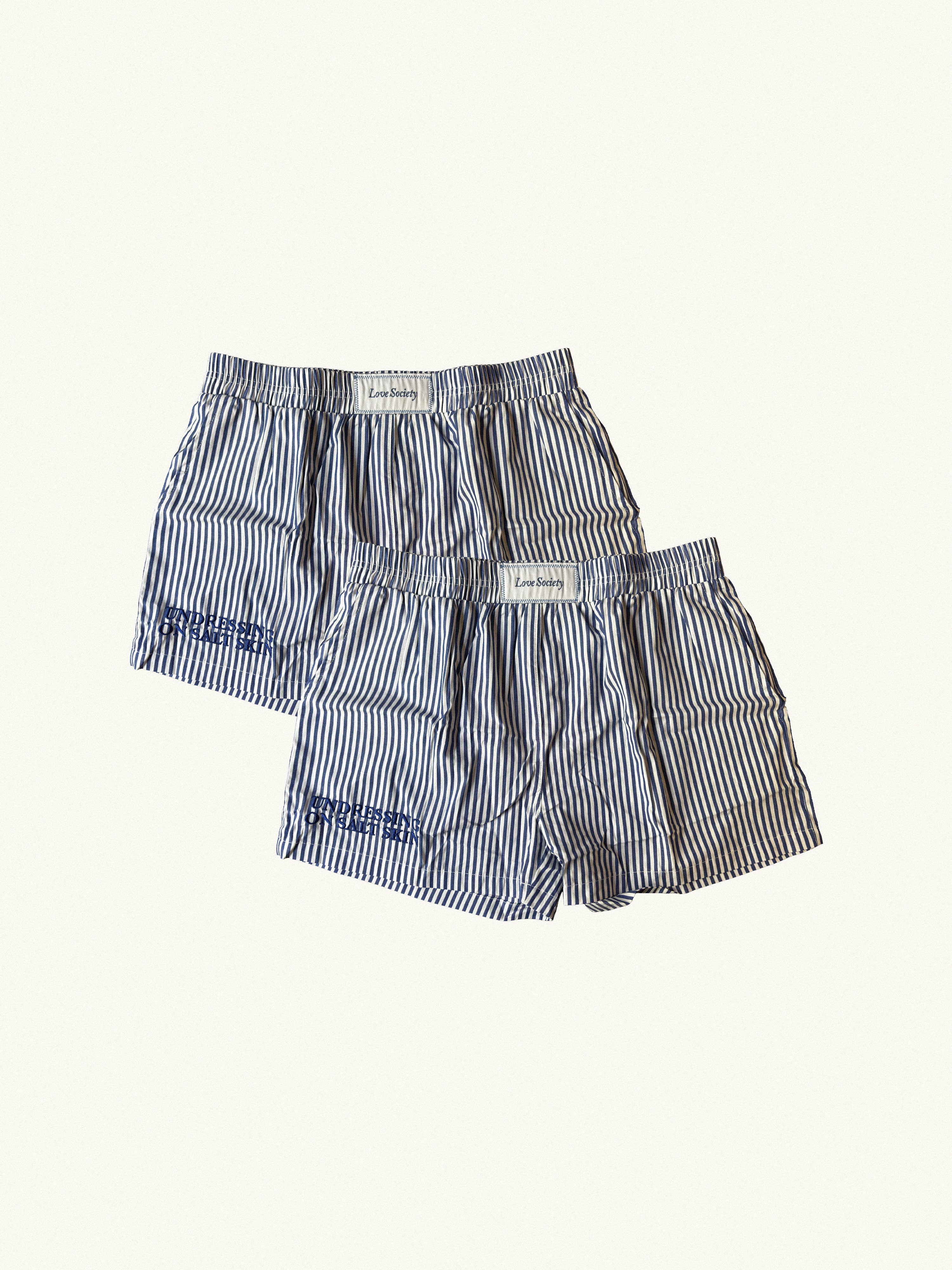 Blue Striped Shorts - Bundle