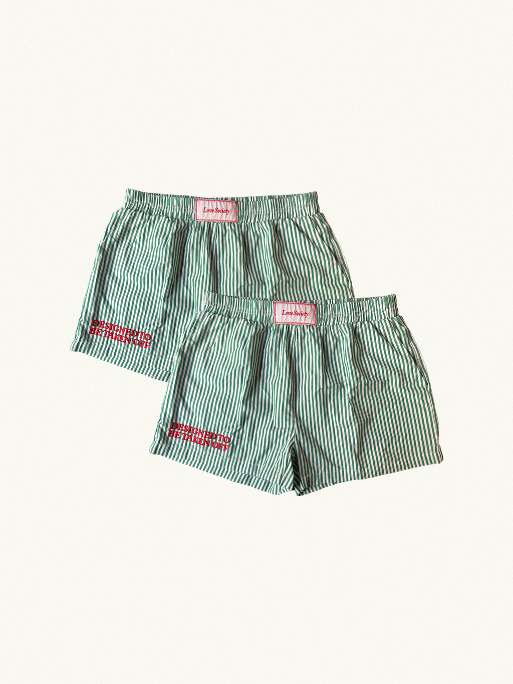 Green Striped Shorts - Bundle