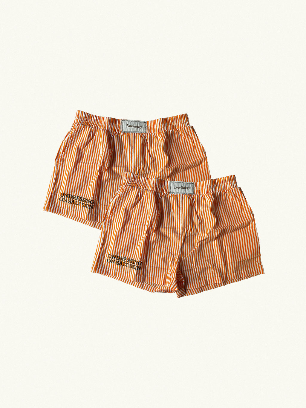 Orange Striped Shorts - Bundle
