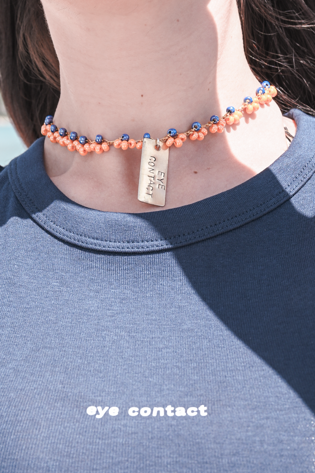 Baby Tee + Necklace