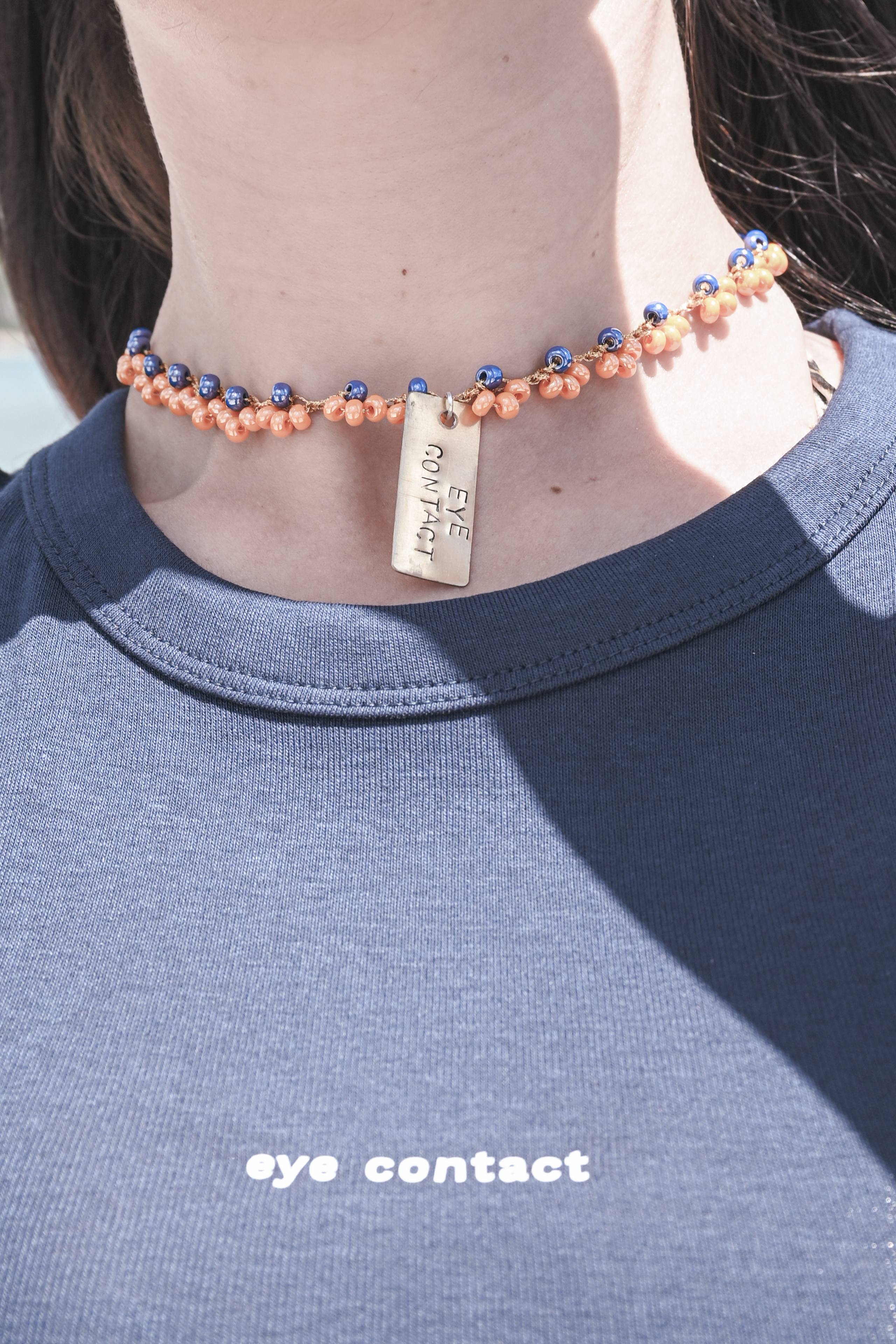 Baby Tee + Necklace